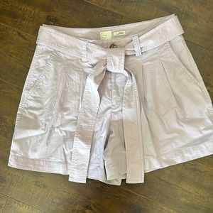 Lavender stretch shorts size 6